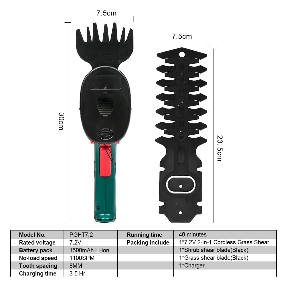 TooBoxGenius™ Cordless Grass Hedge Trimmer