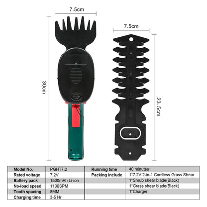 TooBoxGenius™ Cordless Grass Hedge Trimmer