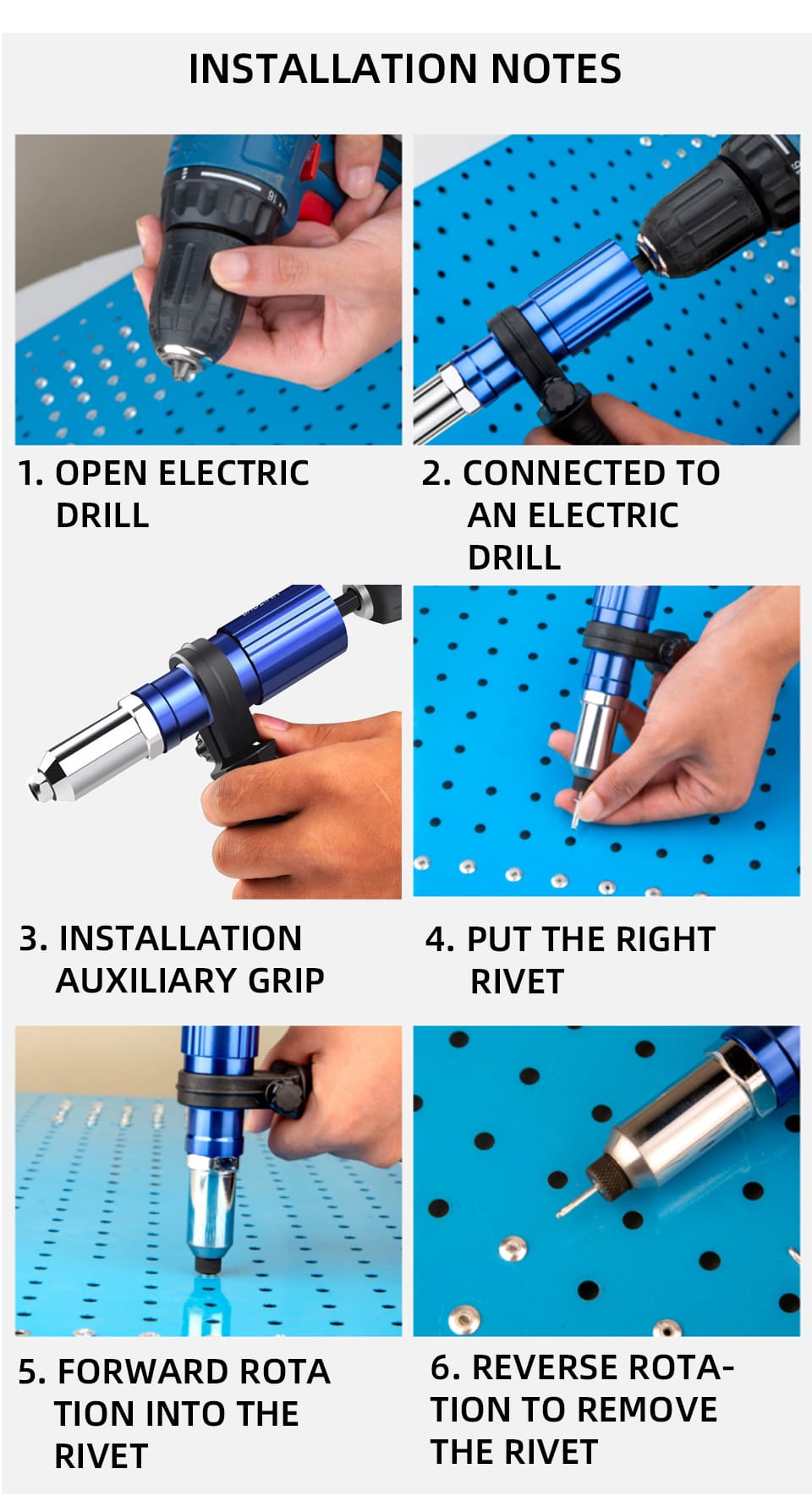 ToolBoxGenius™ Professional Electric Rivet Gun