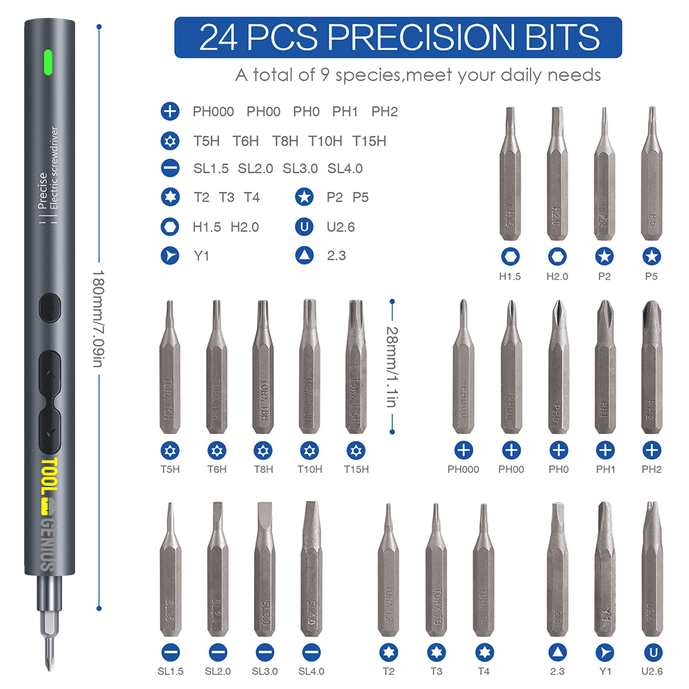 ToolBoxGenius™ Electric Screwdriver